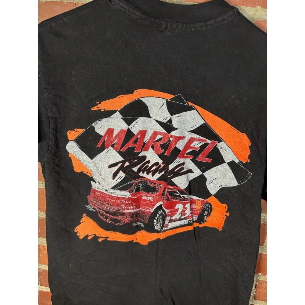 Vintage 90s Martel Racing Stock Car 23 Sports Shirt Adult Size Medium